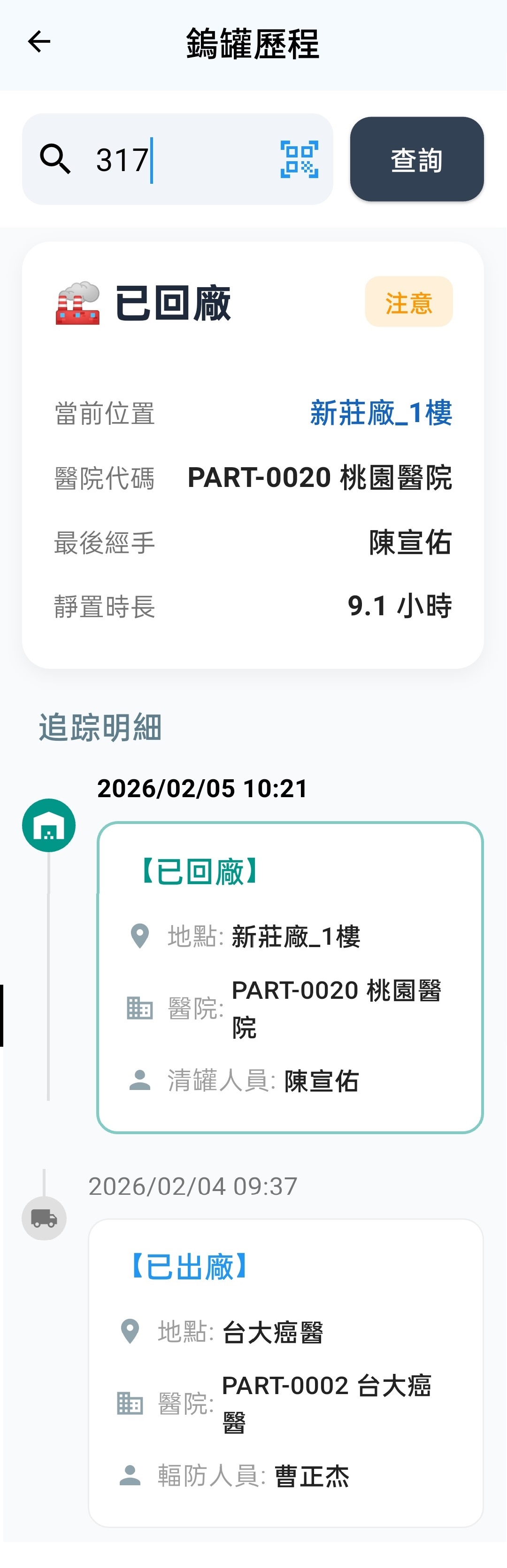 歷程